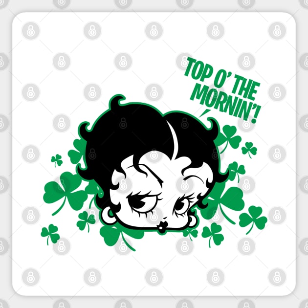 BETTY BOOP - Saint Patrick's day Sticker by KERZILLA